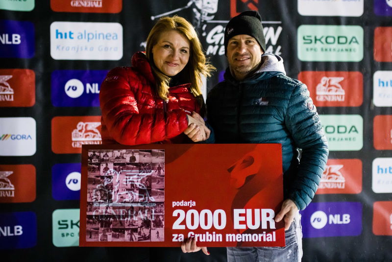 Generali dojacijo je na Grubinem meorialu Reneju Mlekužu predala Biljana Cvjetičanin, direktorica razvoja partnerske prodajne mreže.