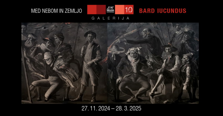 V Generali galeriji so na ogled postavljena dela slovenskega umetnika Barda Iucudnusa z razstavo, ki nosi naslov »Med Nebom in Zemljo«.