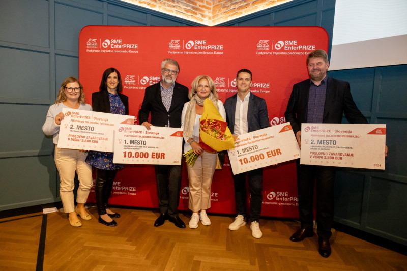 Nagrajenci natečaja SME EnterPRIZE 2024