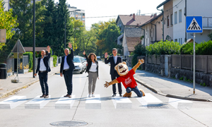 3D zebra v Ljubljani