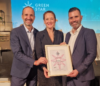 Generali zavarovalnica je prejemnica certifikata Green Star in se je 4 zvezdicami uvrstila v kategorijo Zelenih voditeljev.