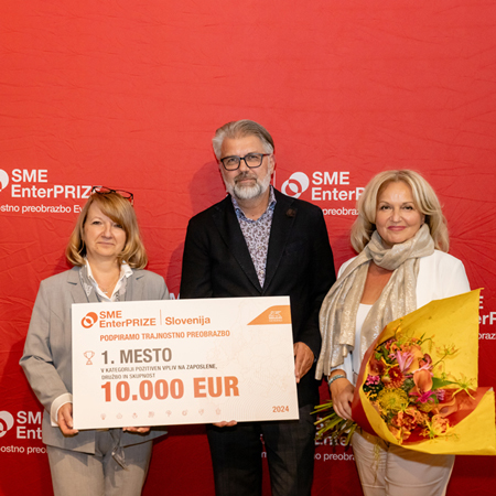 Zmagovalec natečaja leta 2024 - podjetje Pribinovina.