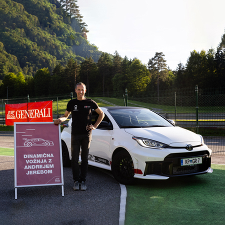 Andrej Jereb, iščtruktor dinamične vožnje