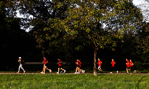 Generalijevi tekači med pripravami na ljubljanski maraton