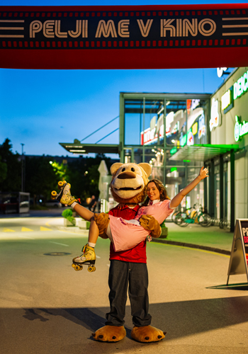 Utrinek iz drive-in kina v Kinu Bežigrad