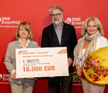 Podjetje Pribinovina je na natečaju SME EnterPRIZE 2024 zmagalo v kategoriji vpliv na družbo.