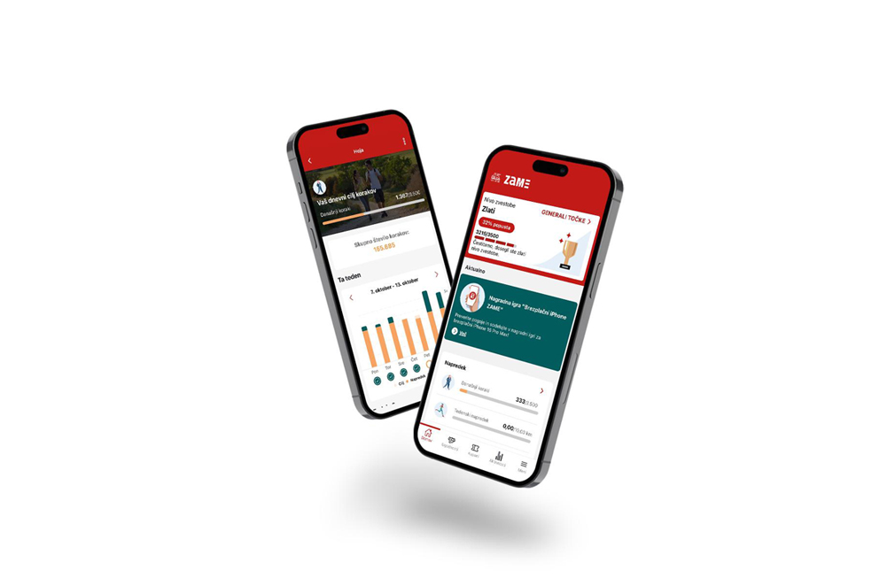 Ugodnosti iz programa Generali ZAME najdete tudi v mobilni aplikaciji