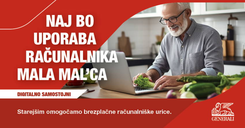 Z delavnicami približamo digitalno pismenost starejšim predvsem v občinah, kjer je veliko starejših.