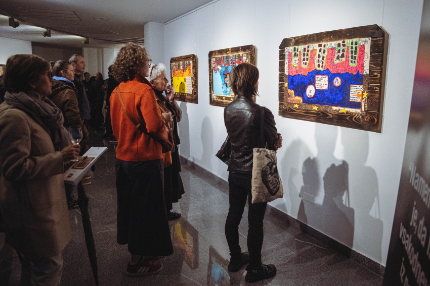 Razstava umetnika Sama v Generali galeriji