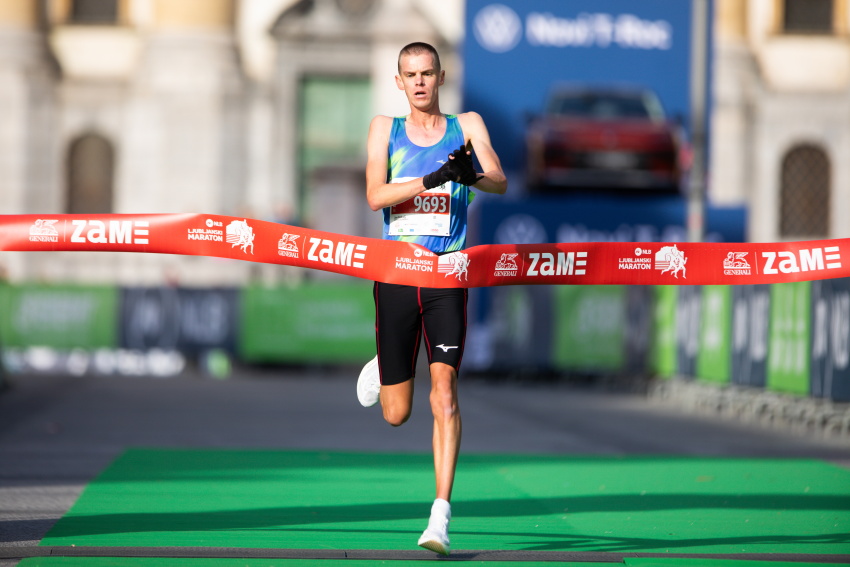 Na polmaratonu Generali ZAME je padel tudi slovenski rekord.