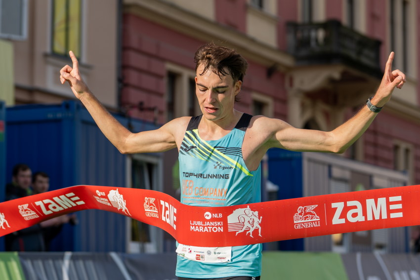 Zmagovalec polmaratona Generali ZAME je izboljšal slovenski rekord