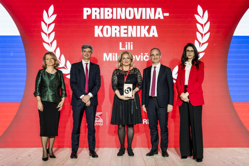 V Bruselj sta podjetje Pribinovina pospremili tudi predsednica uprave naše zavarovalnice Vanja Hrovat in direktorica marketinga in odnosov z javnostmi Svetlana Almaš.