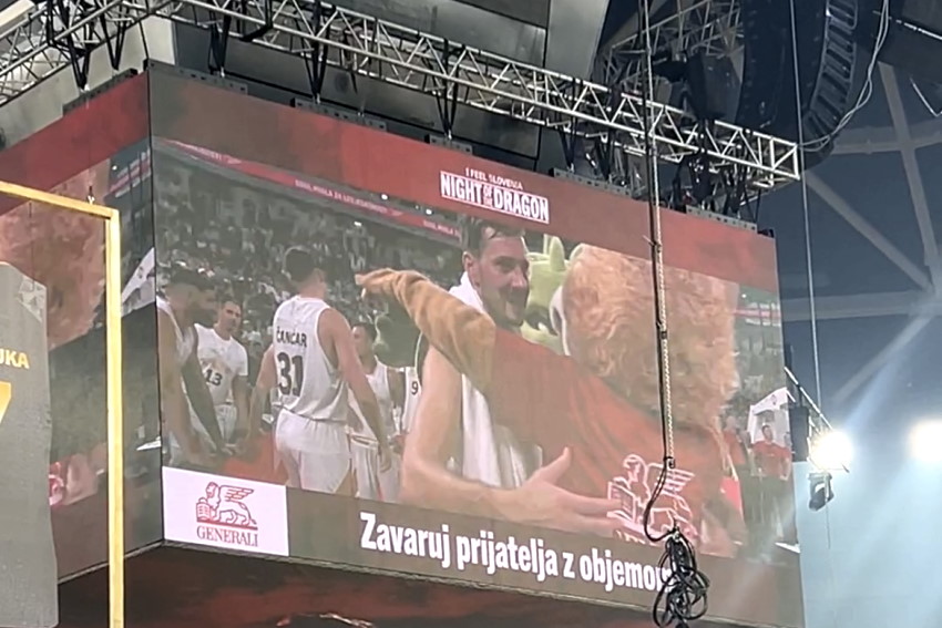 Na dogodku Night of the Dragon smo izvedli tudi aktivacijo "Zavaruj prijateja z objemom"