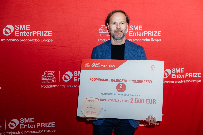 Direktor Kristjan Magdič iz podjetja Paradajz Lušt, ki predstavlja trajnostne prakse pridelave paradižnika.