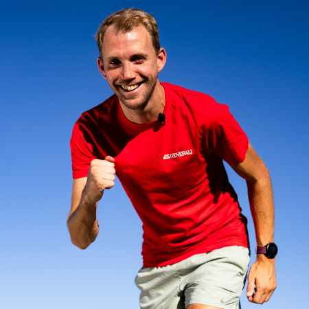 Žan Rudolf, tekač in tekaški trener